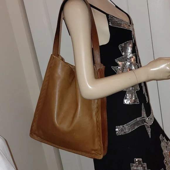 VINTAGE COACH LAST ONE BRAIDED FEEDSACK HOBO BAG - Picture 12 of 17